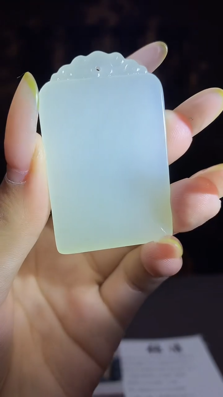 和田玉未镶嵌颈饰C541