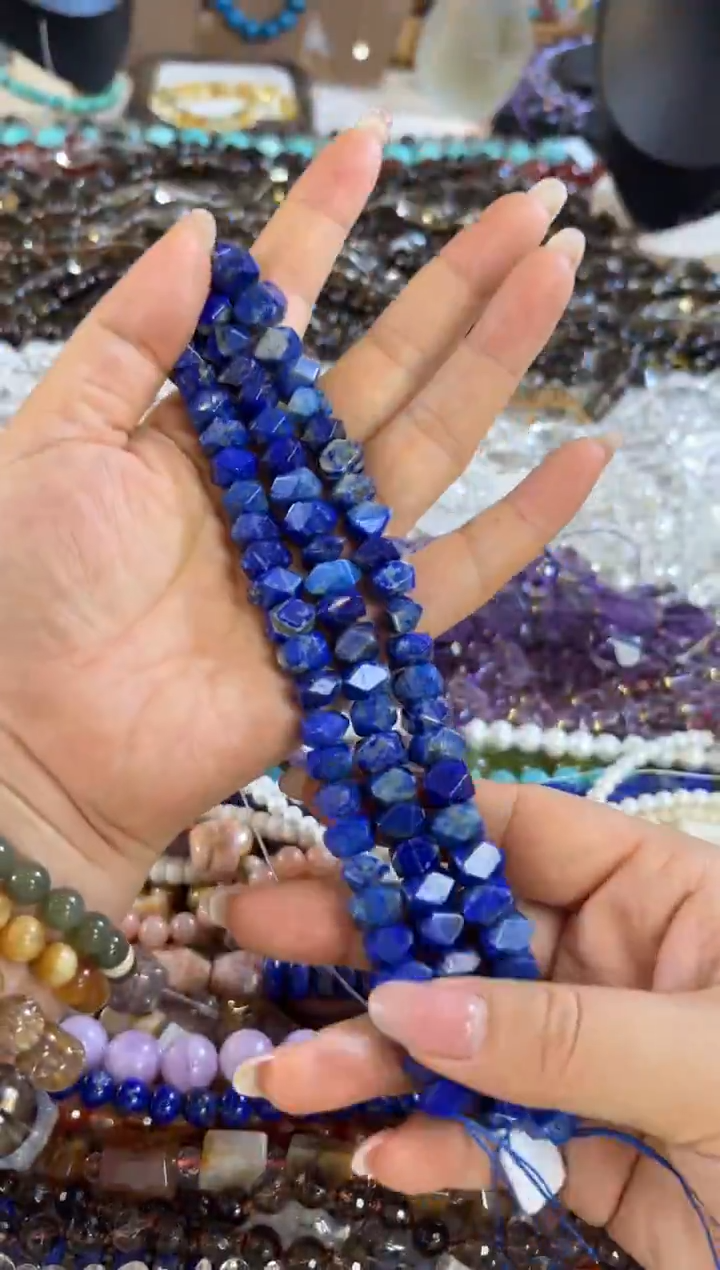 未镶嵌玛瑙/玉髓珠宝半成品青金卡10 