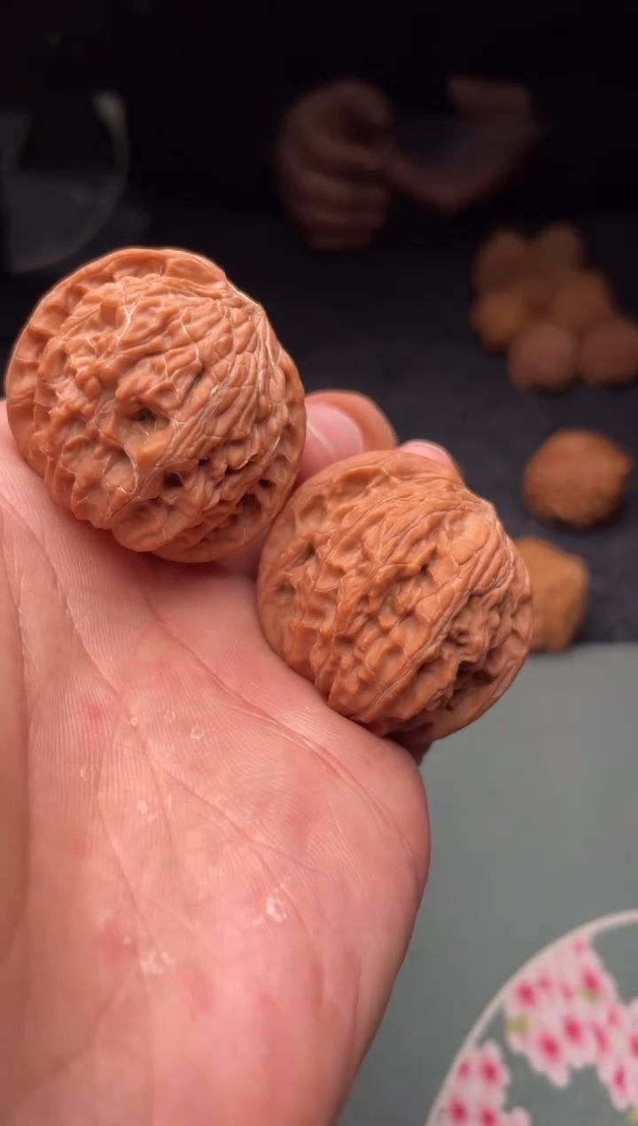 把件文玩核桃a49  磨盘    37尺