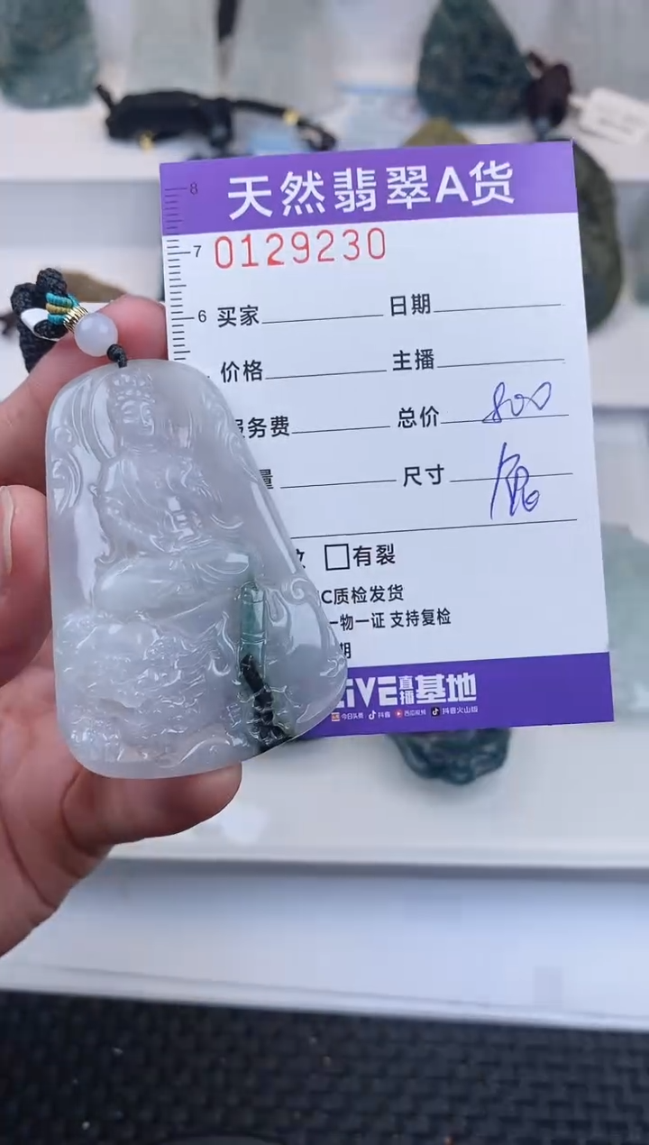 【闪购商品】翡翠颈饰未镶嵌        230