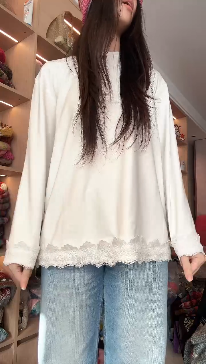 羊毛磨毛打底衫  
