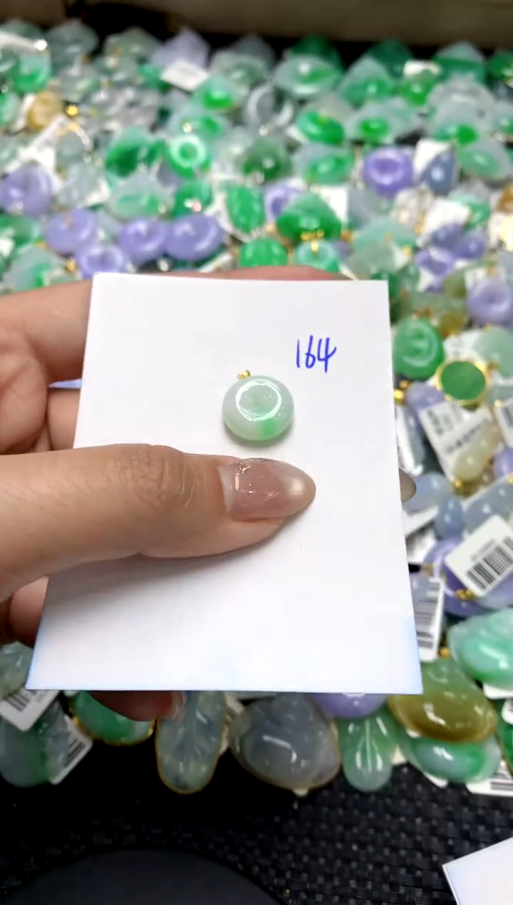 【闪购商品】翡翠颈饰18K金镶嵌1111111111111111