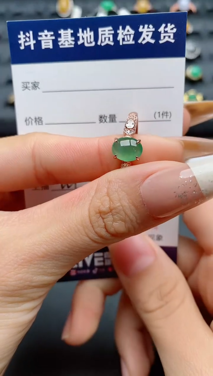 【闪购商品】翡翠戒指银S925镶嵌..............