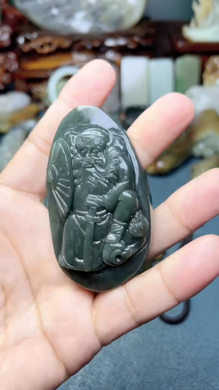 未镶嵌和田玉把件-