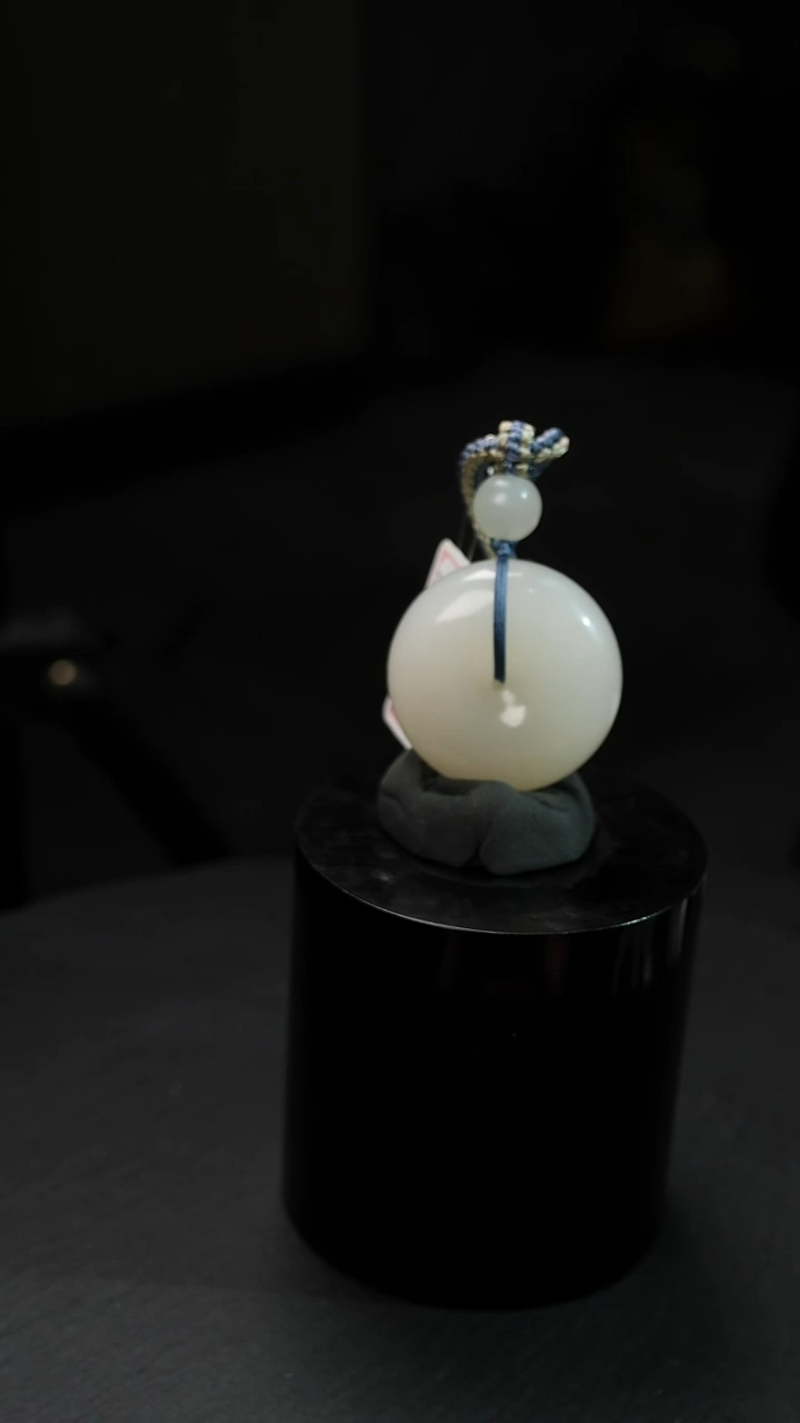 未镶嵌和田玉挂件白玉平安扣