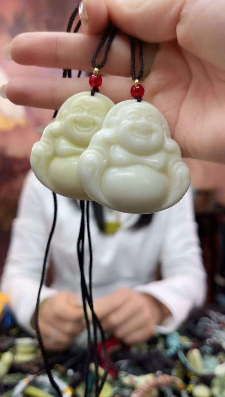 未镶嵌岫玉吊坠多样性发货拍一发一