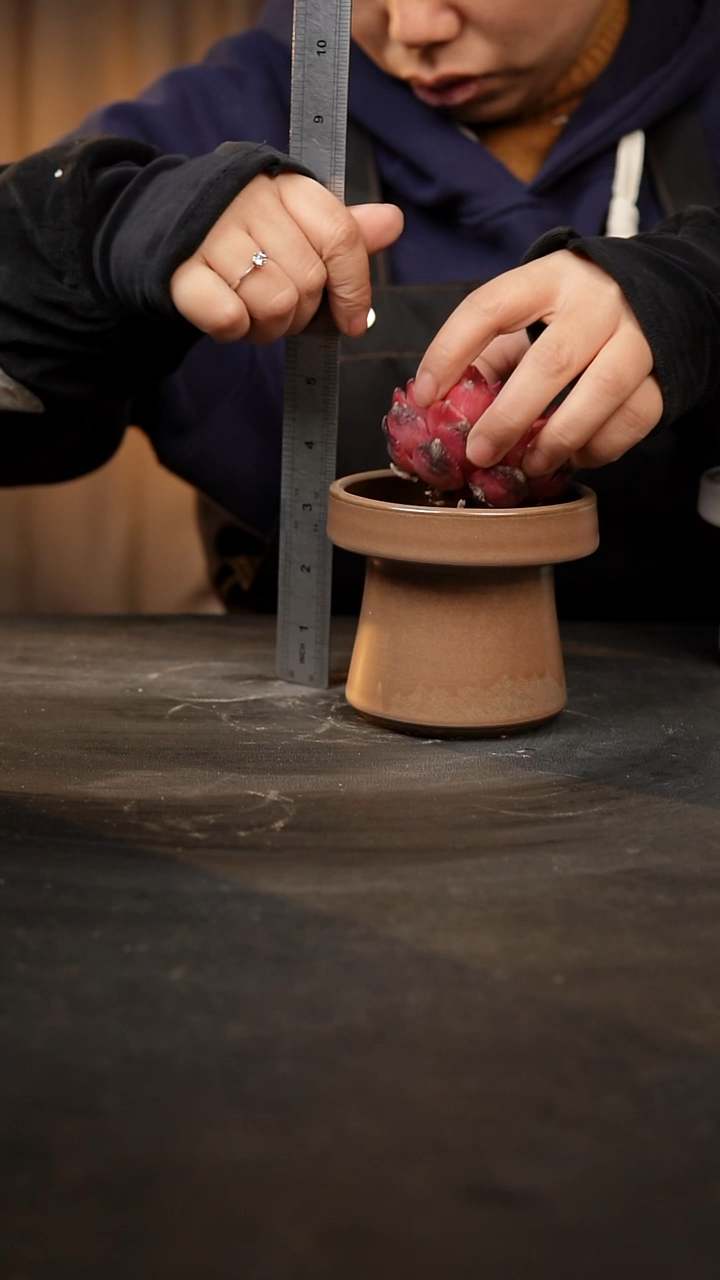 【闪购商品】瓷片泥泥手工花盆口9高9