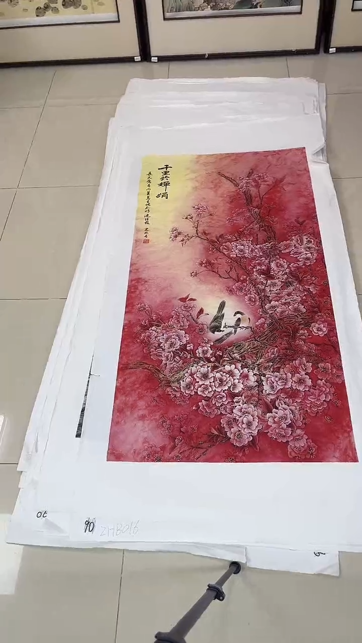 国画九霄甄选国画作品zhb016