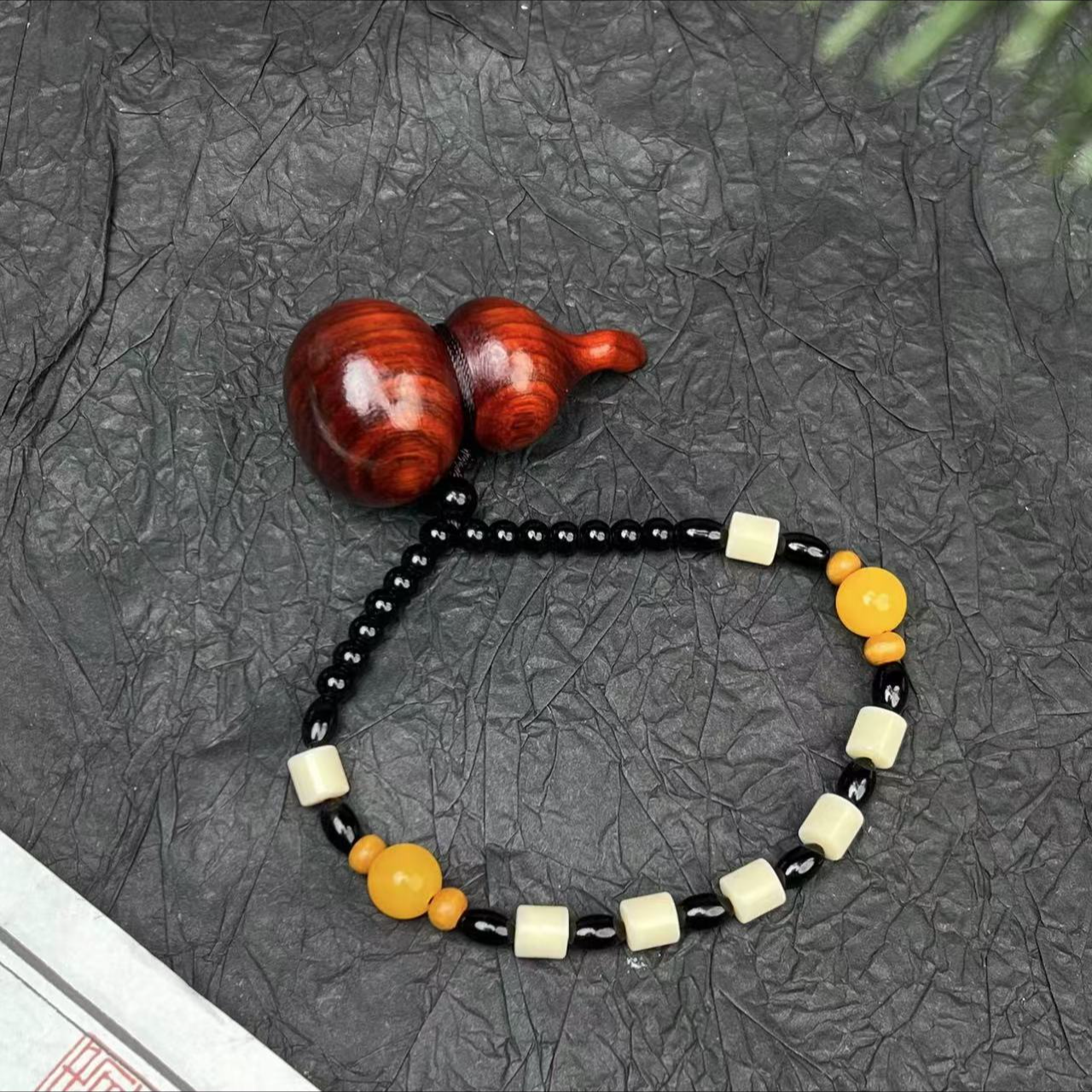 红檀葫芦手把件无礼盒138