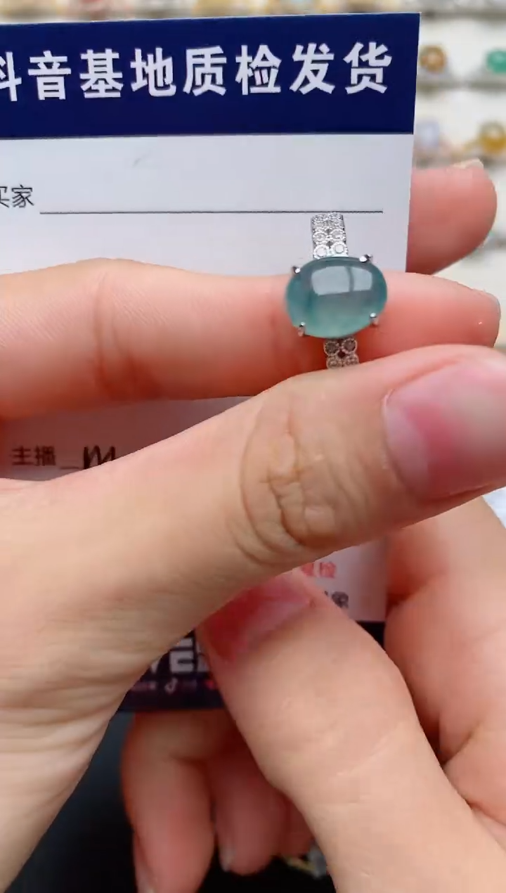 【闪购商品】翡翠戒指银S925镶嵌........