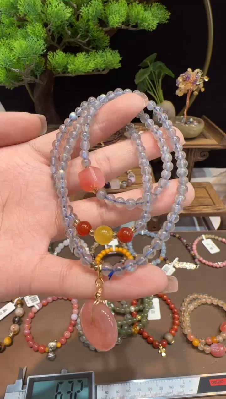 【闪购商品】长石手串未镶嵌@@手饰