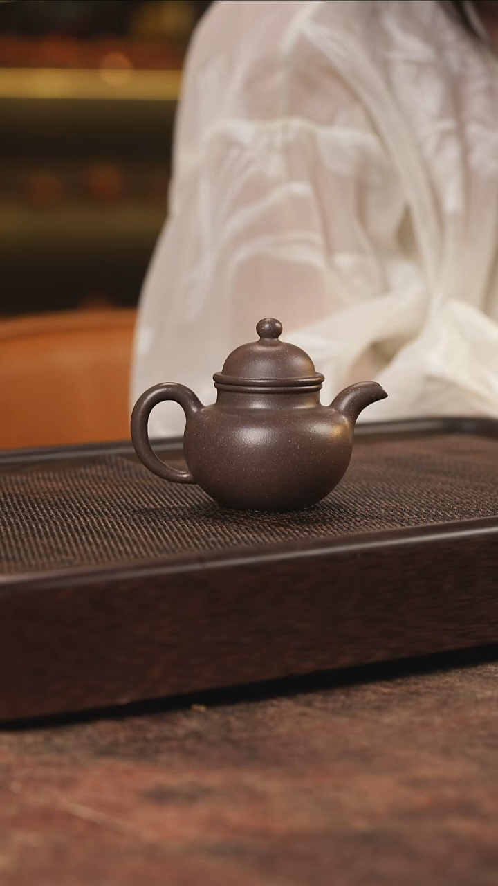 茶壶紫砂天青小掇球