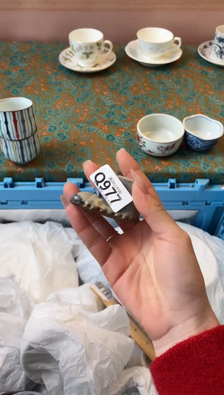 瓷片小*猪瓷器瓷器Q977