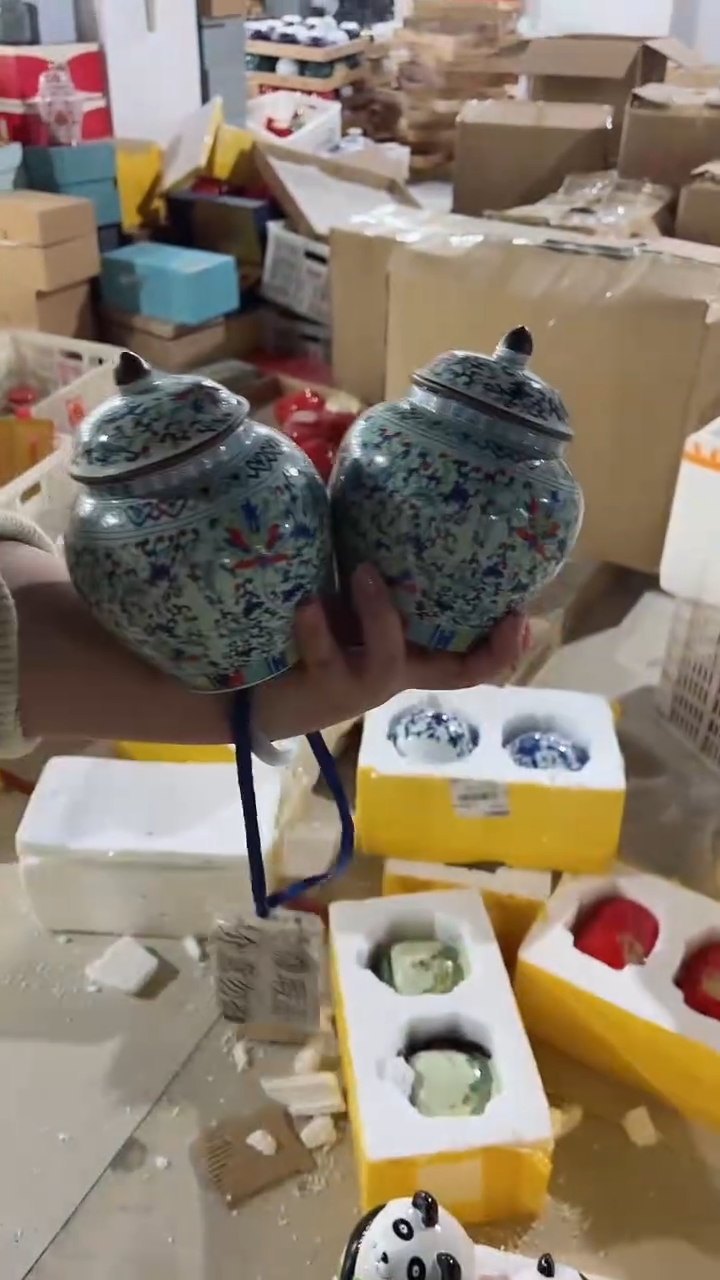 【闪购商品】罐陶瓷茶叶罐存茶罐密封罐