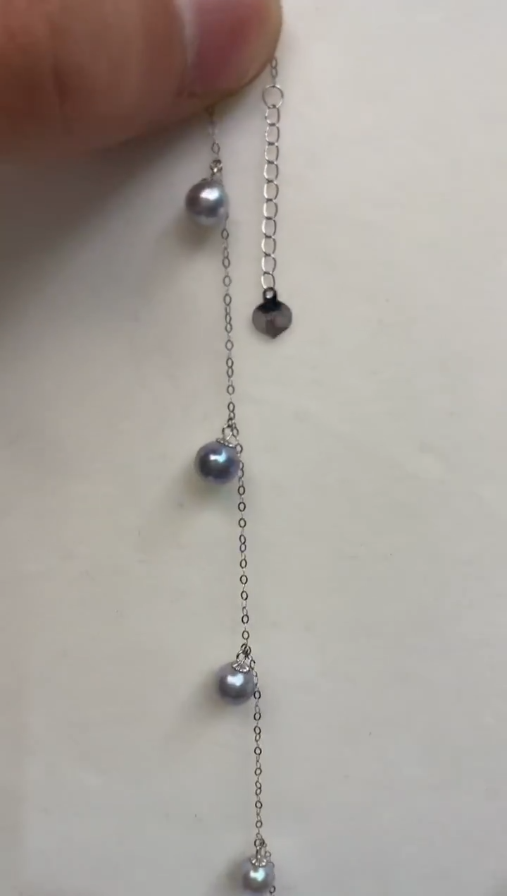 18K金镶嵌手绳海水珍珠 