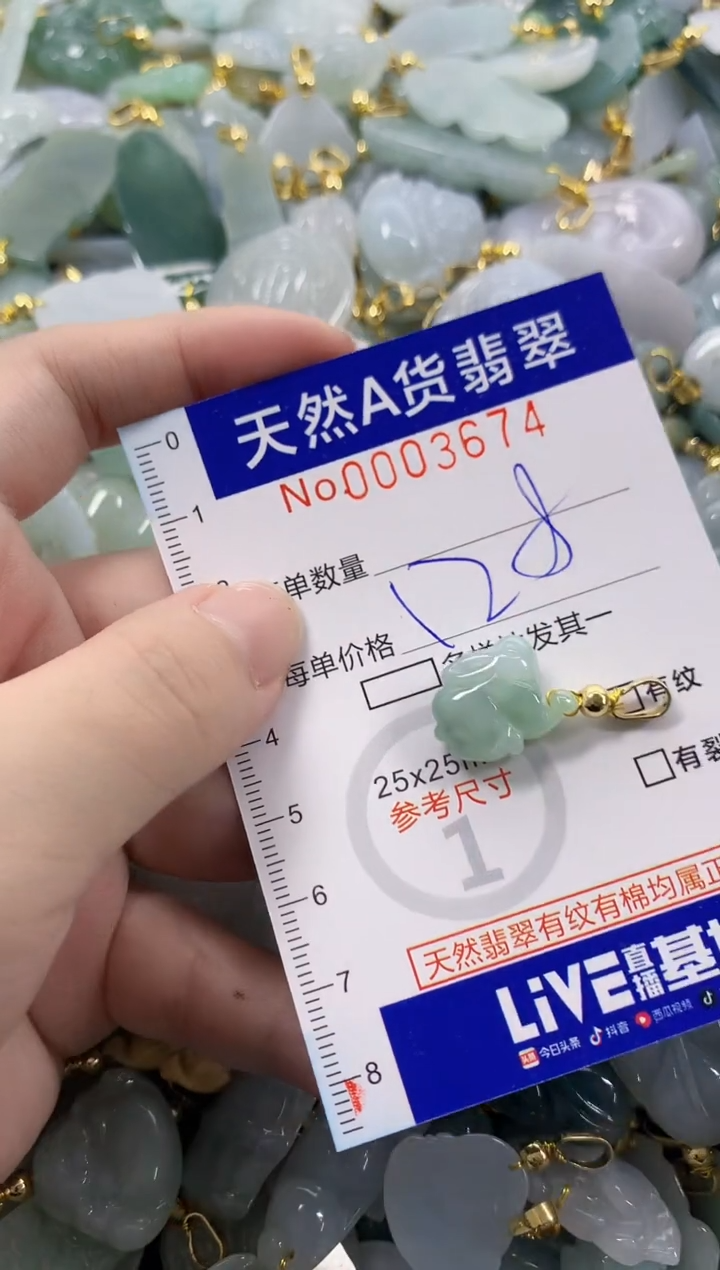 颈饰未镶嵌翡翠天然A货翡翠