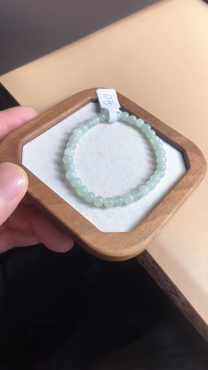 【闪购商品】翡翠手串未镶嵌天然翡翠A货手串D35