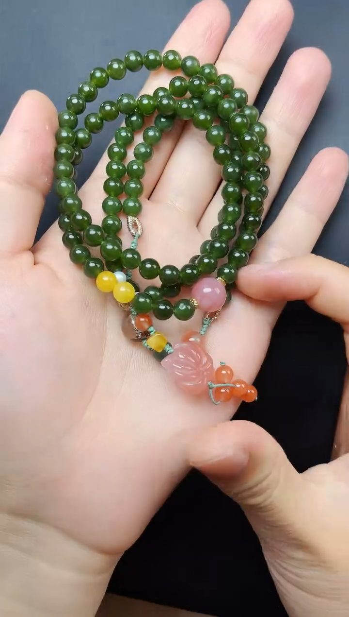 手串未镶嵌和田玉多圈手串06