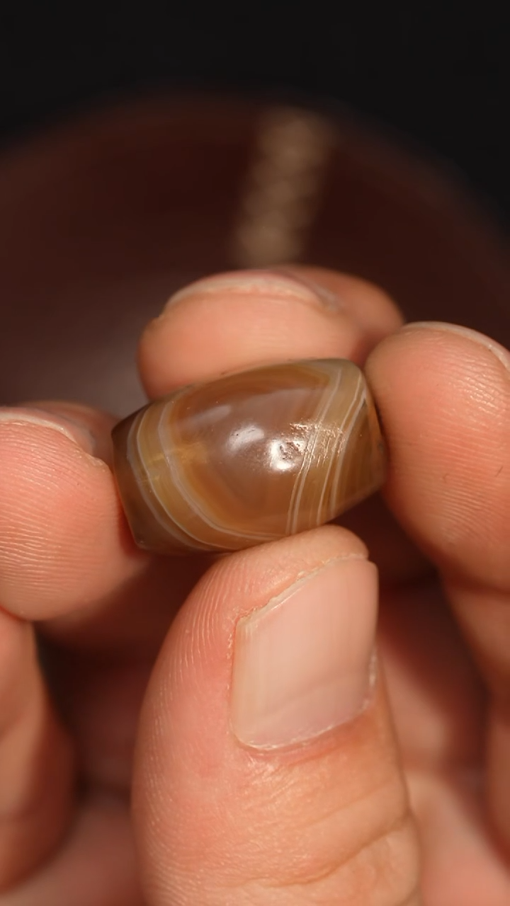 未镶嵌颈饰玛瑙/玉髓冲赛康胡子哥，DIY一229