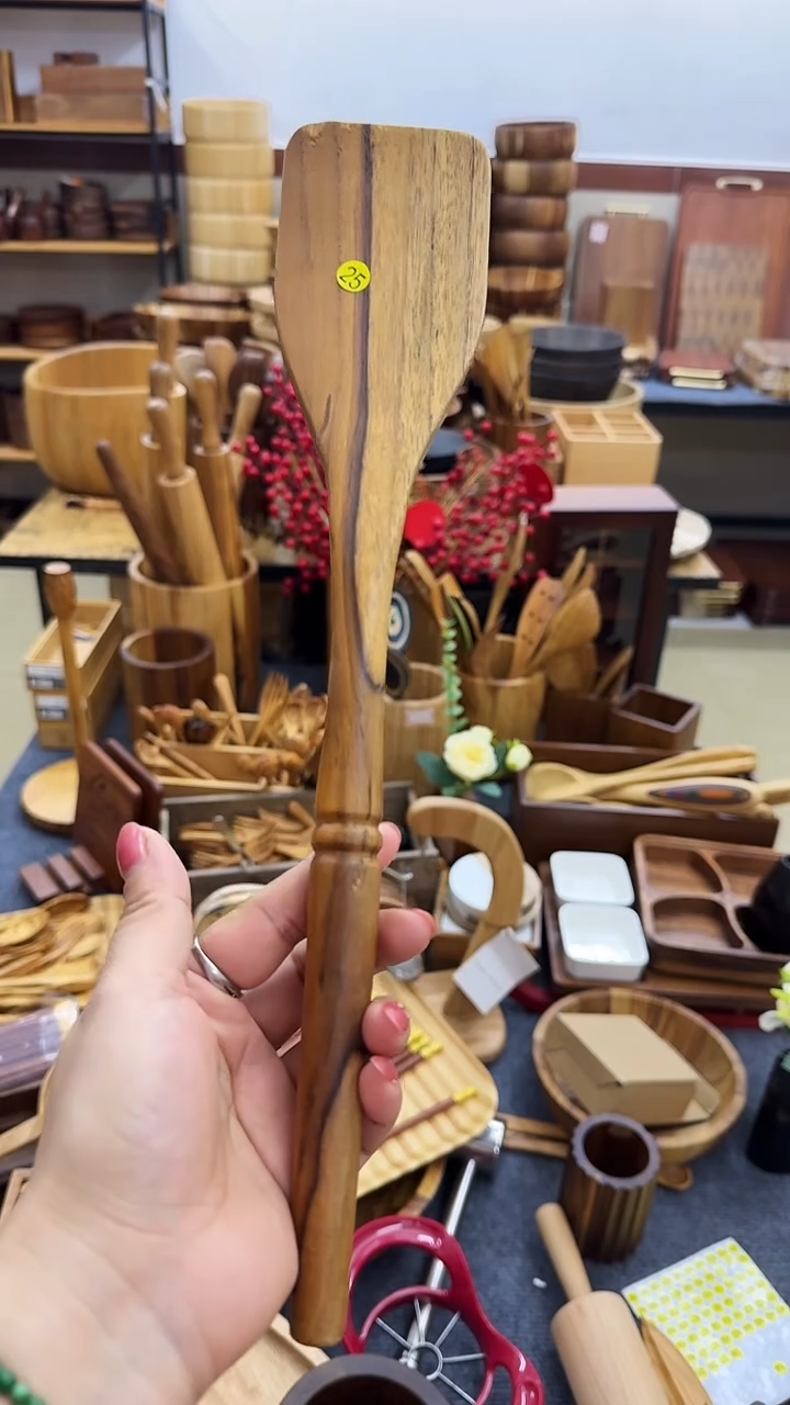 闪购木制品 缅甸柚木铲