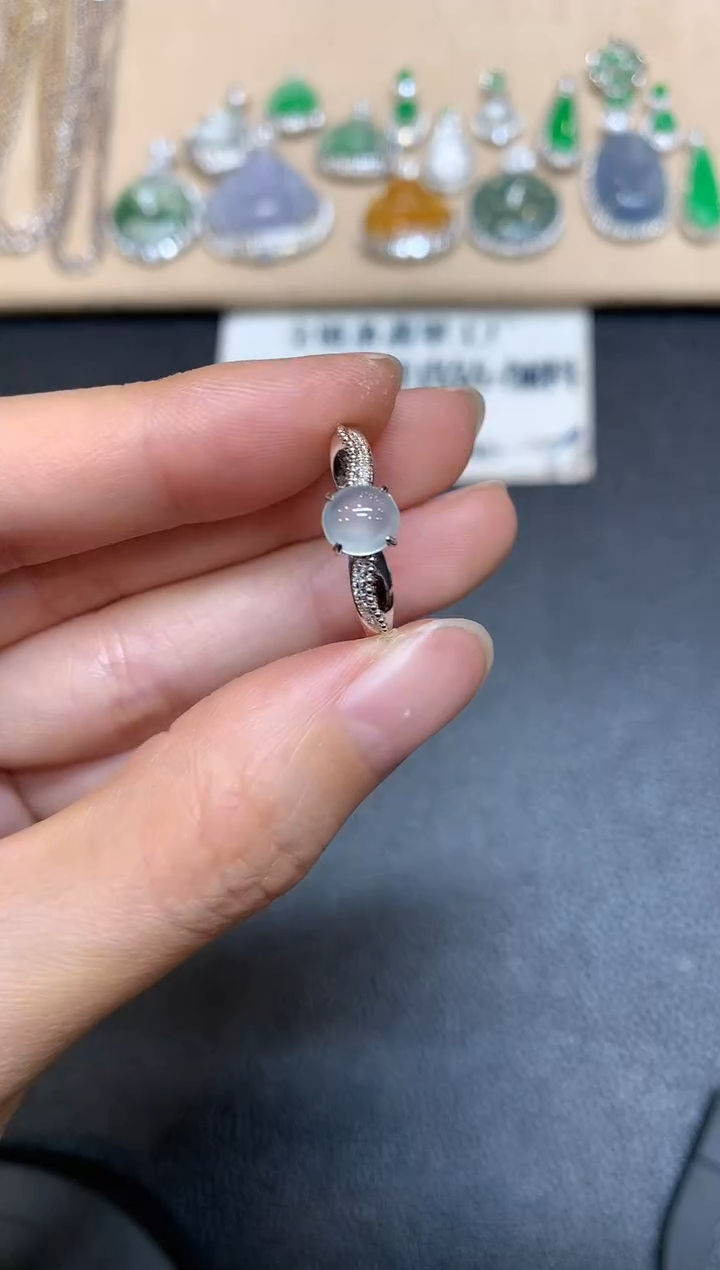 【闪购商品】翡翠戒指18K金镶嵌【无服务费