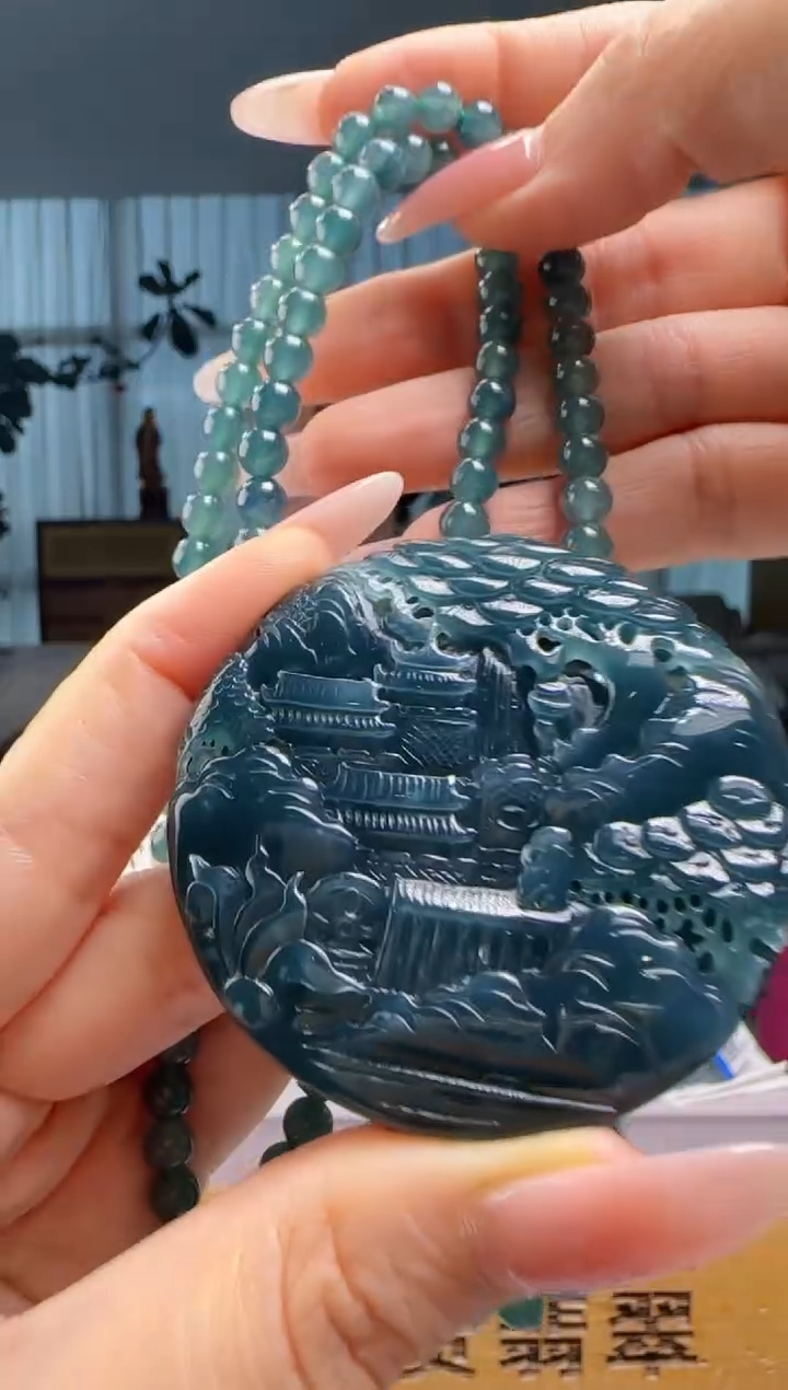 吊坠(赠链)未镶嵌翡翠多样性发其一YJ@@960Q3J17152H