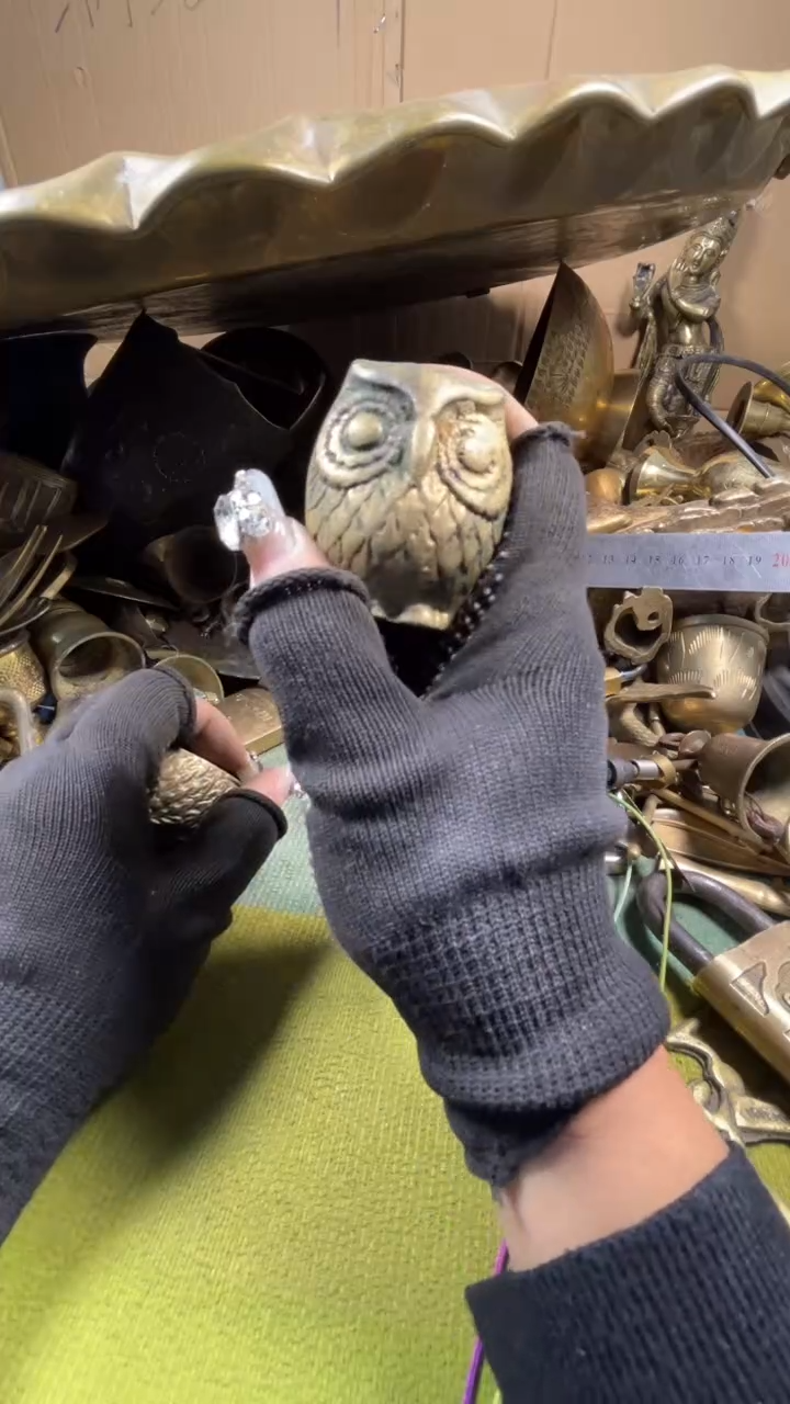 名****来亿锦铜回流铜器摆件29