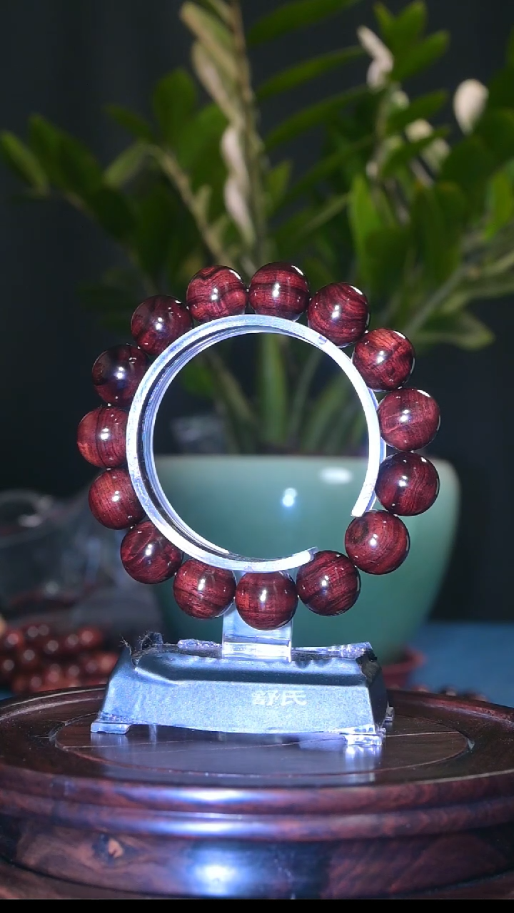 【闪购商品】黄花梨/降香黄檀手串/手链海南黄花梨老料紫油梨1.5