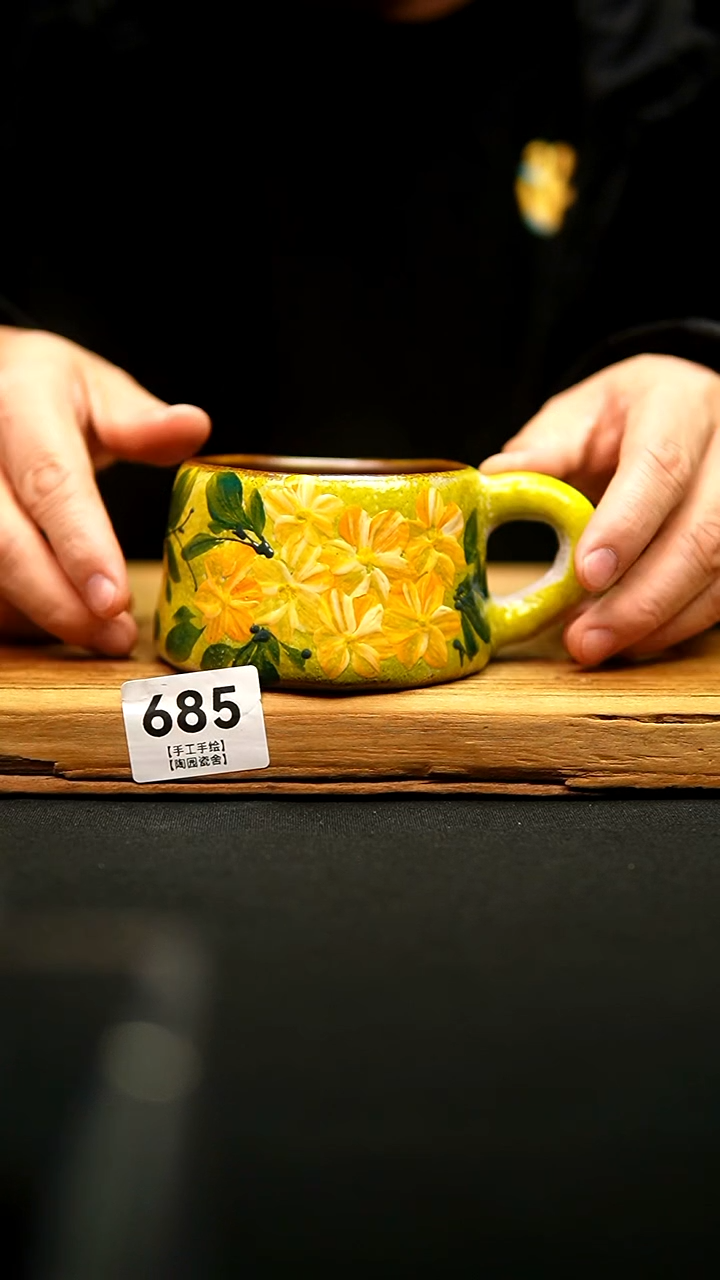 @@陶园瓷舍@@纯手工手绘@高温釉下彩