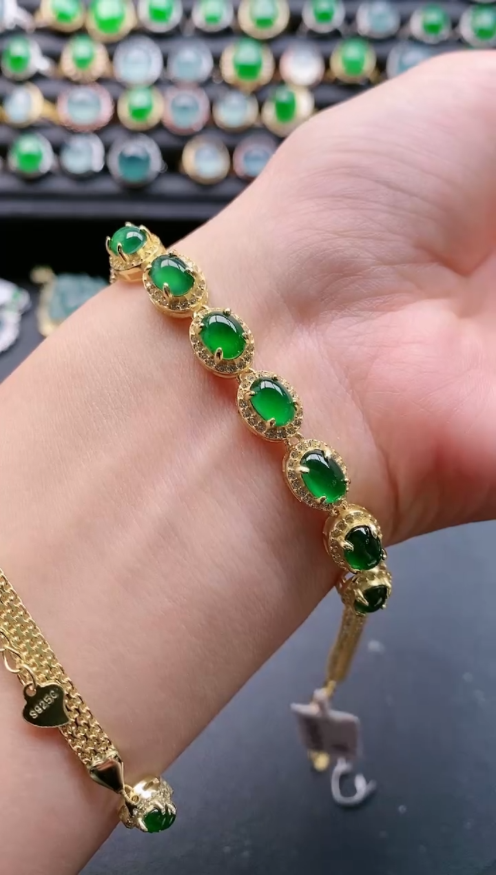 【闪购商品】翡翠戒指银S925镶嵌11111