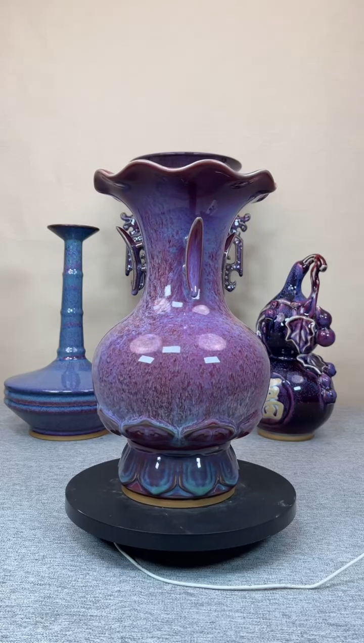 摆件陶神垕钧瓷收藏工艺品