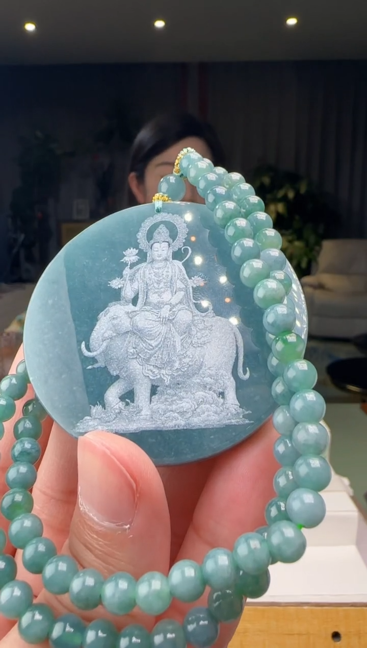 【闪购商品】翡翠吊坠(赠链)未镶嵌多样性发一XM@@WS50121H003