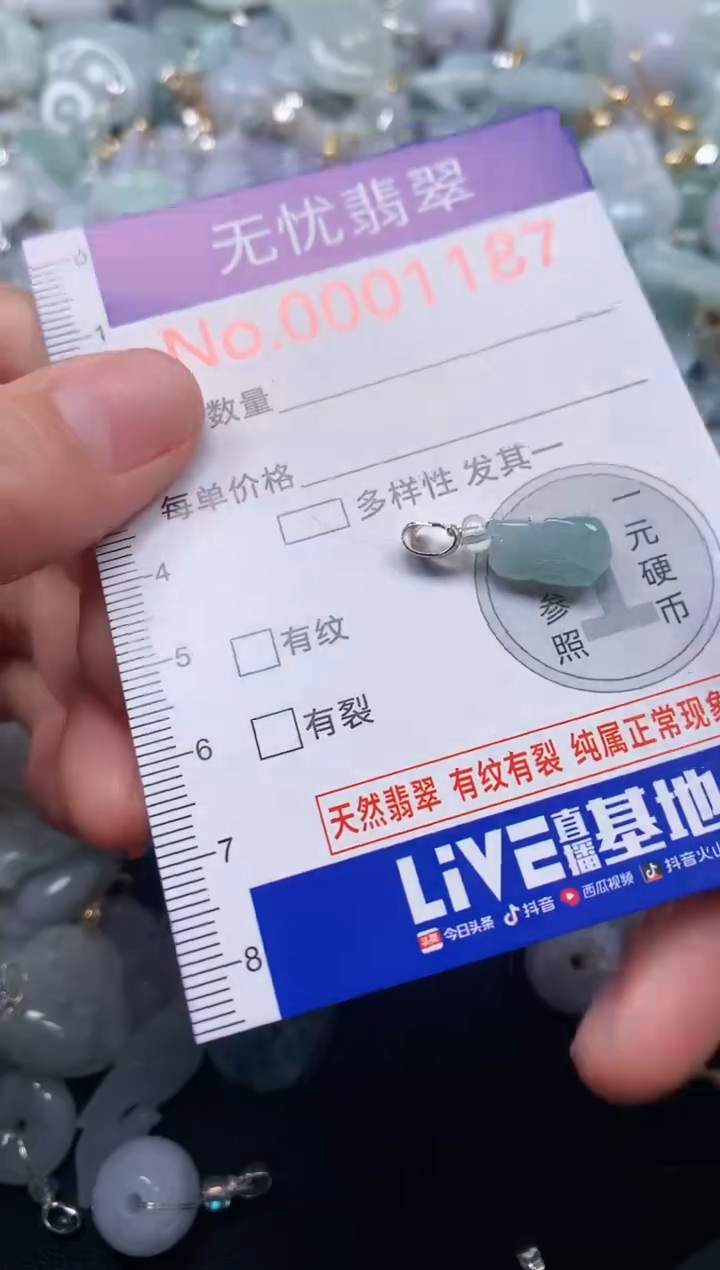 颈饰未镶嵌翡翠1187