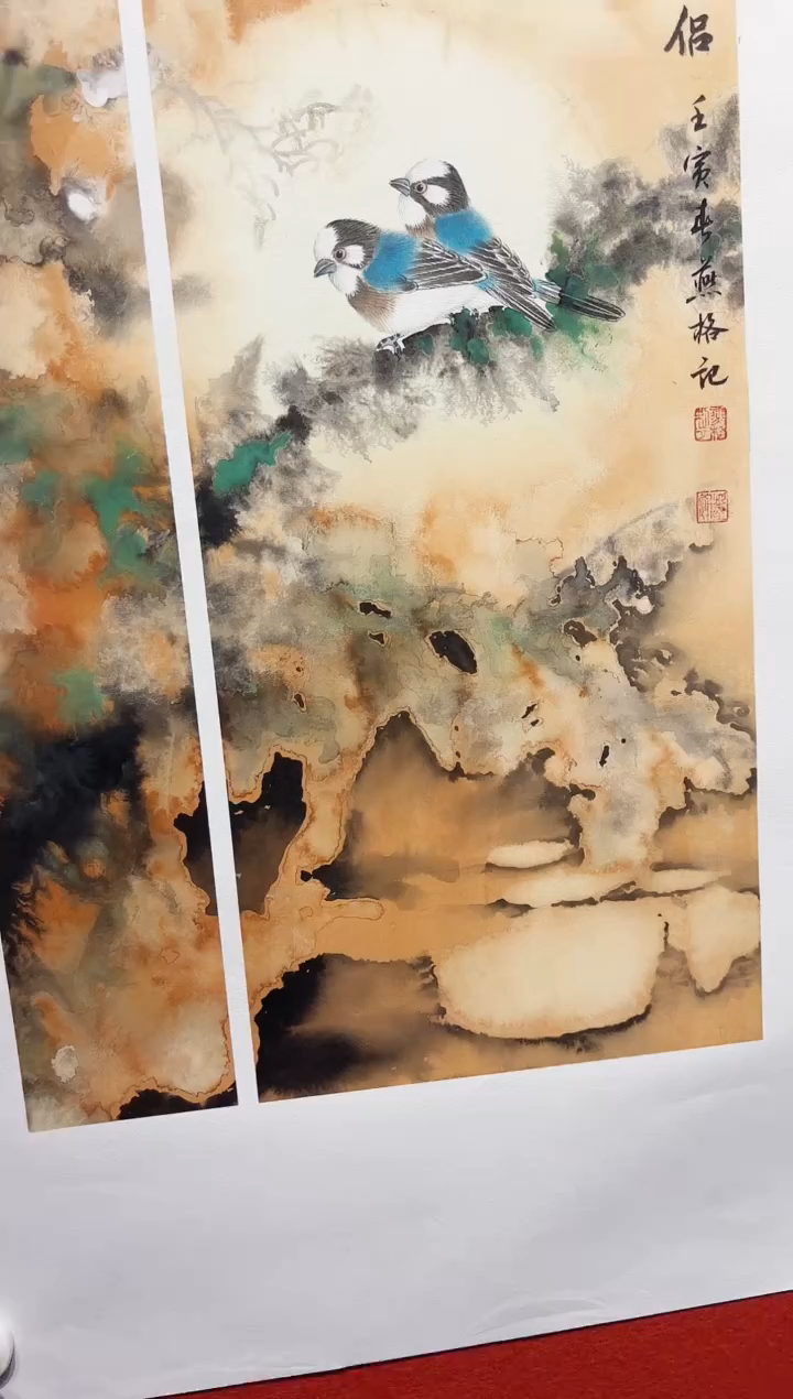 国画秦燕格国画手绘作品Y5