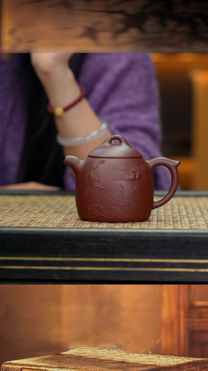 LJ60底槽清本色堆绘秦权