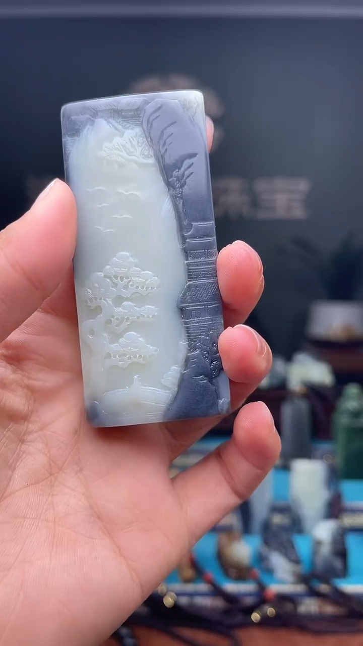 未镶嵌和田玉挂件1