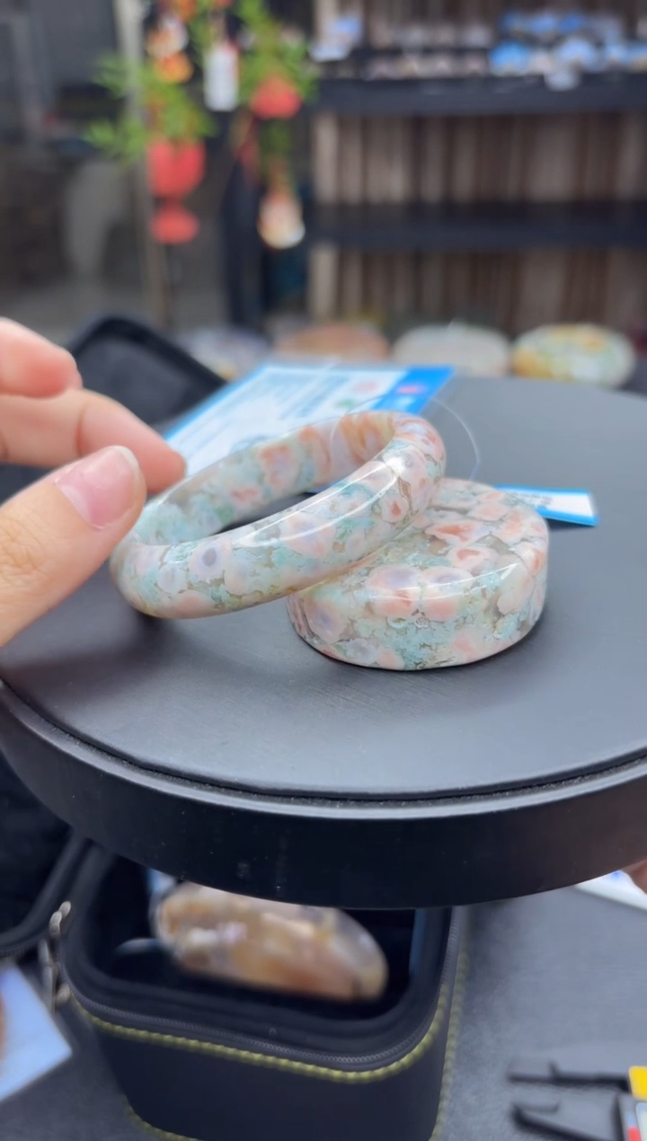 非金属布艺手镯 琦丽雅樱花手镯51圈853