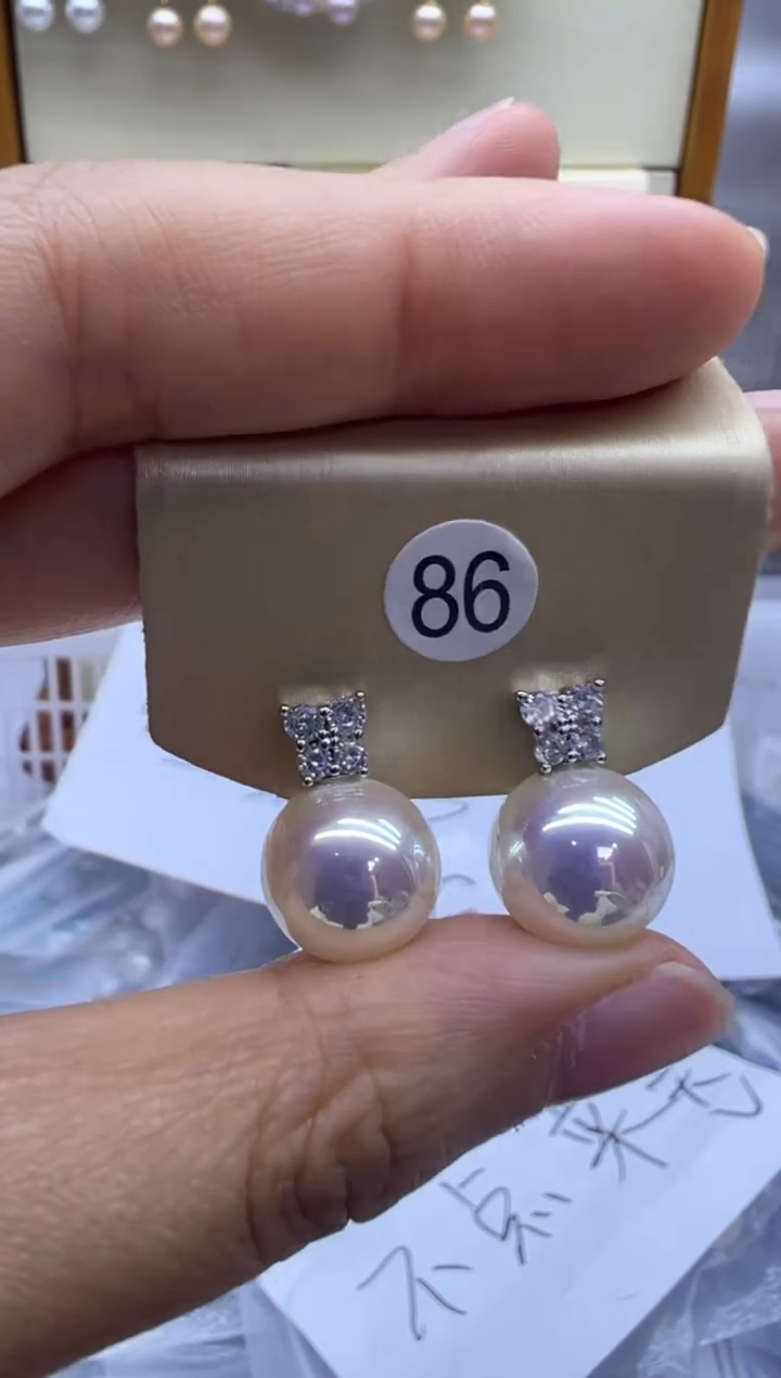 未镶嵌耳饰淡水珍珠86