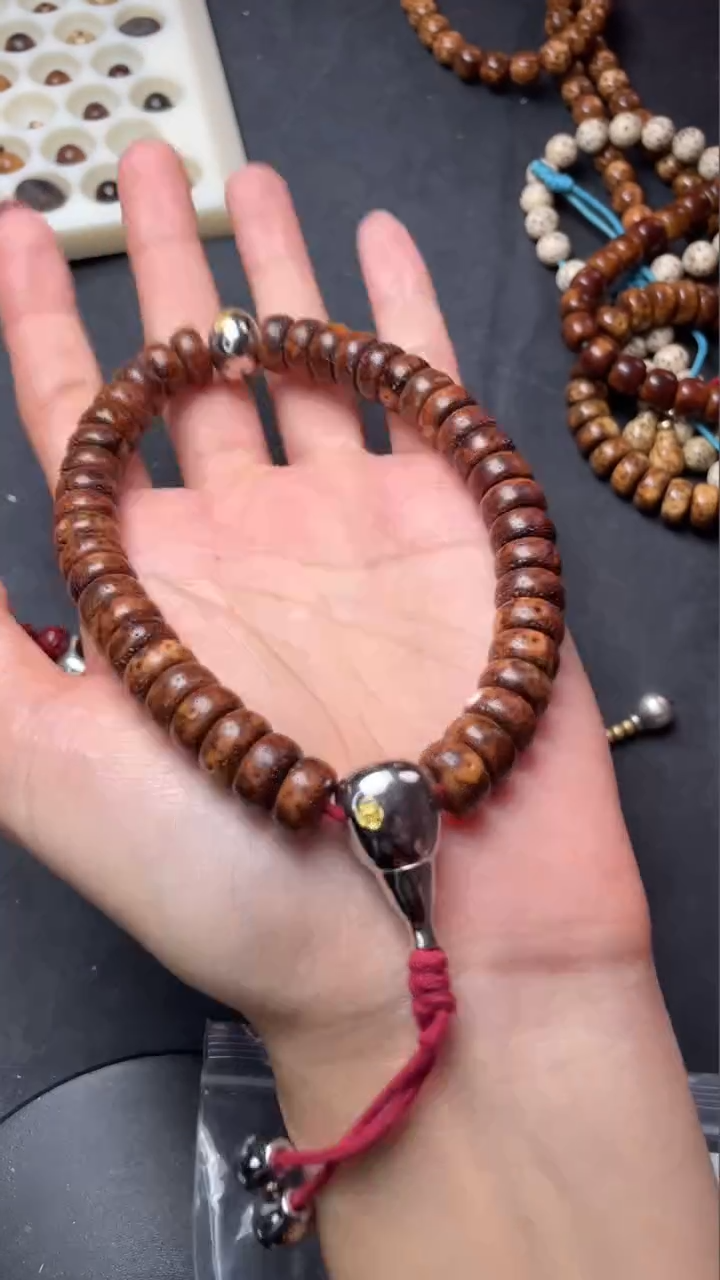 【闪购商品】星月菩提手串精工级深珀银界款药片11*6手持