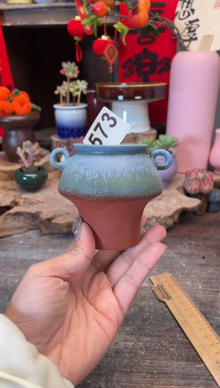 【闪购商品】摆件573知木小芳花盆