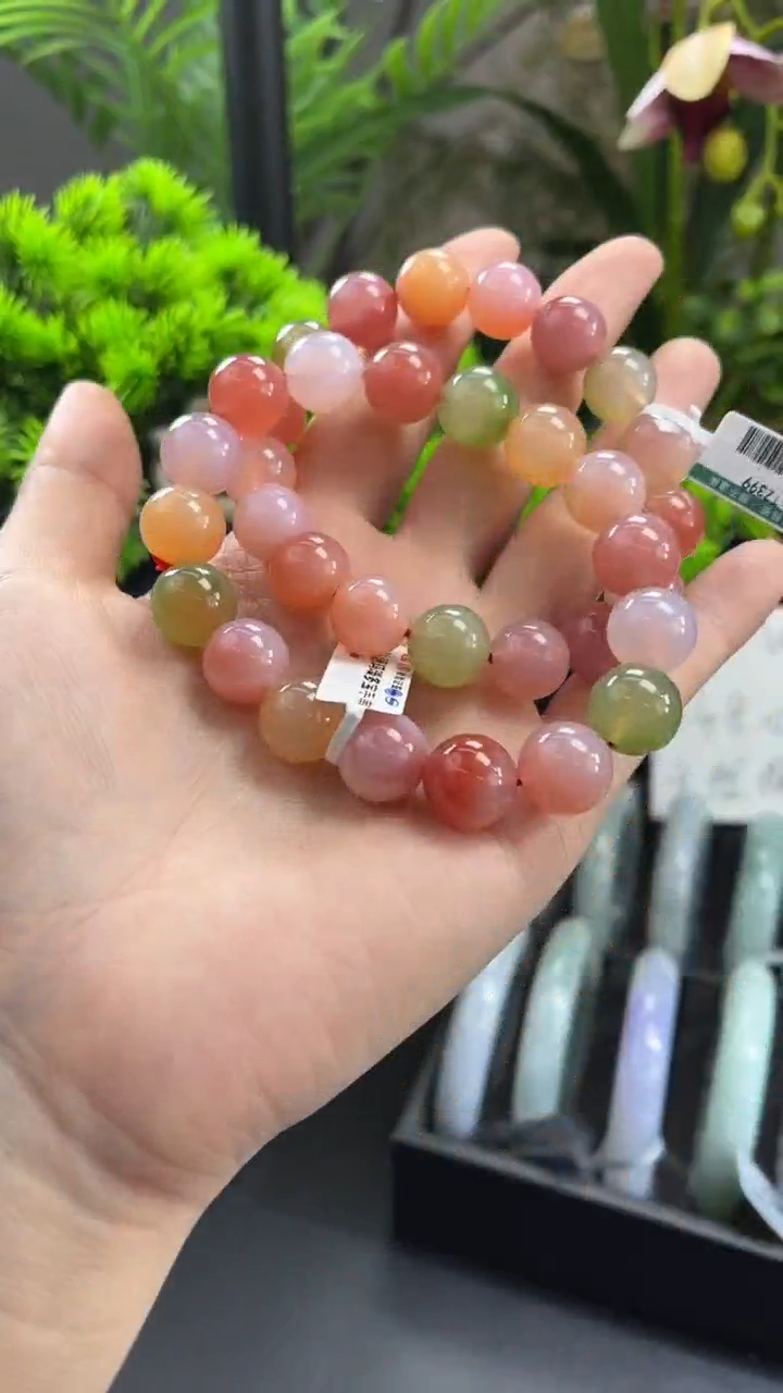 【闪购商品】玛瑙/玉髓手串未镶嵌手串多样性发一