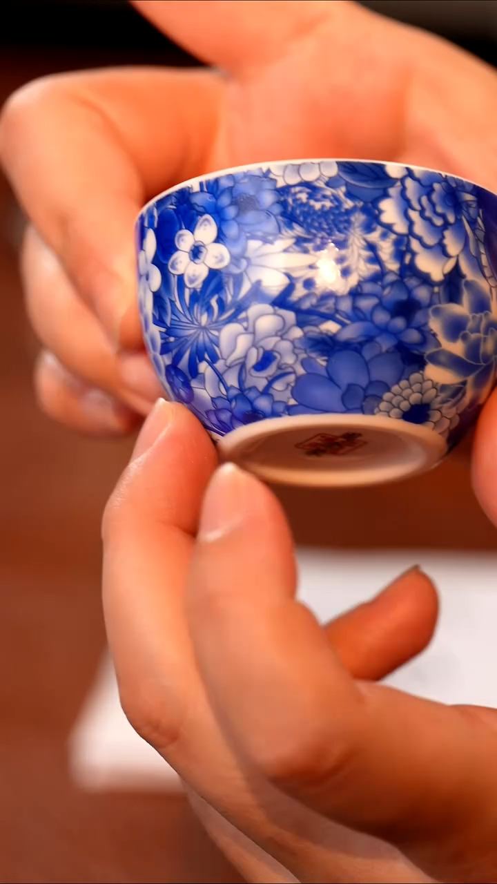 青花缸杯........