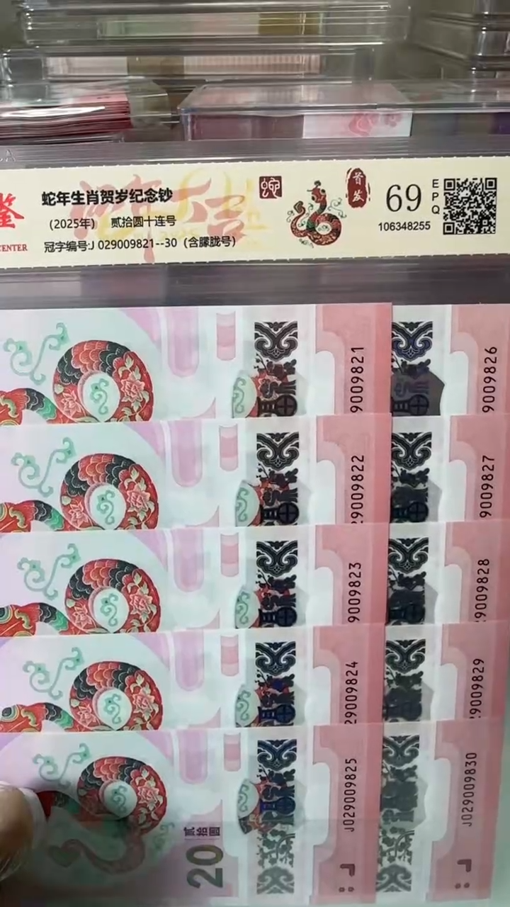 【闪购商品】塑料029009821-蛇钞标十！