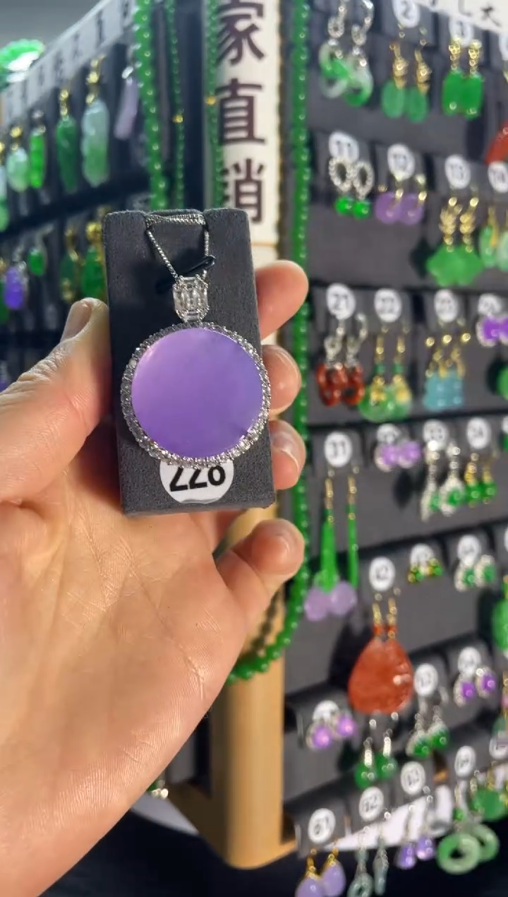 【闪购商品】翡翠颈饰银S925镶嵌228....