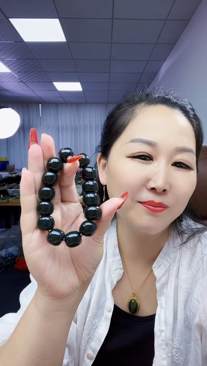 手串未镶嵌和田玉纯天然和田玉新疆马儿羊矿塔青16