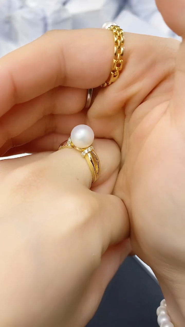 未镶嵌耳饰淡水珍珠jz1017