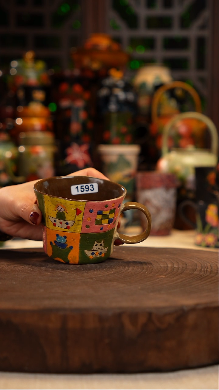 油画    手绘釉下彩