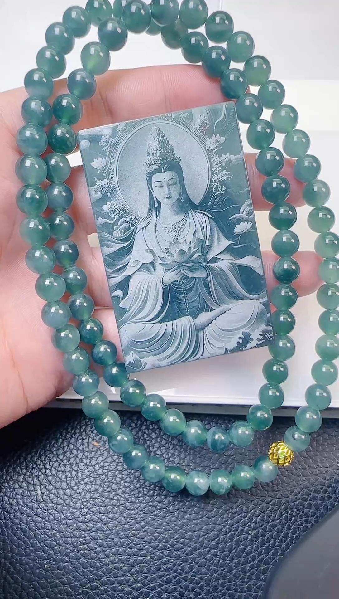 颈饰未镶嵌翡翠天然A货翡翠  多样性随机发其一