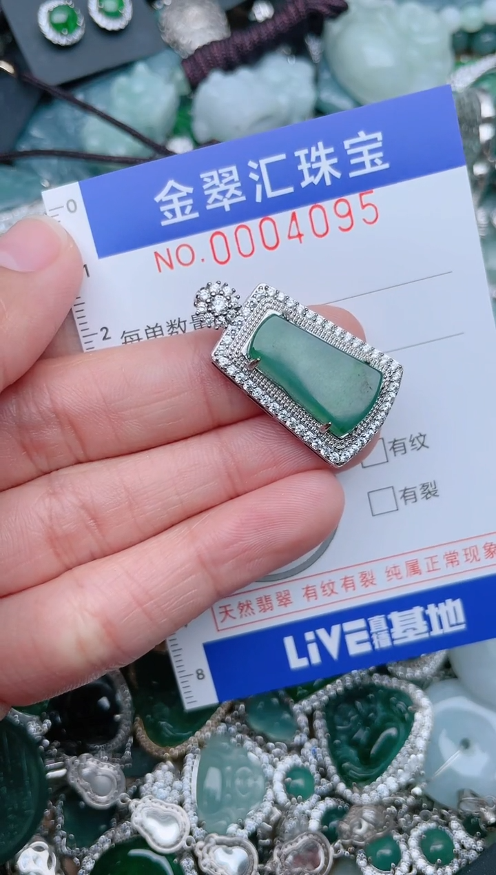 【闪购商品】翡翠颈饰未镶嵌4095........
