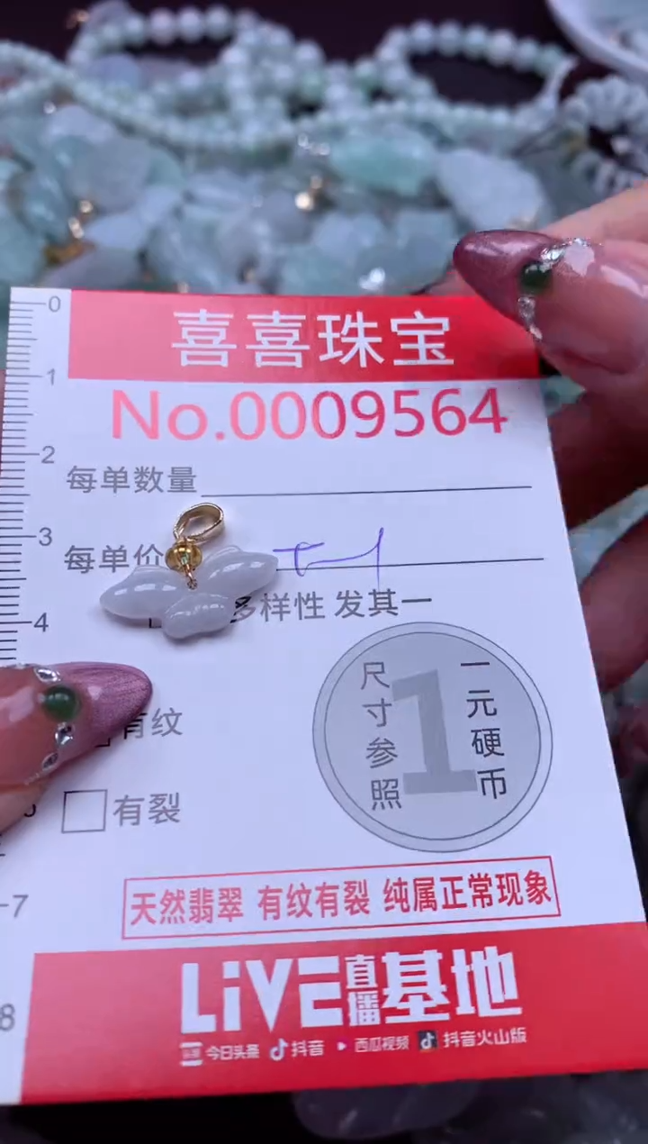 颈饰未镶嵌翡翠9564